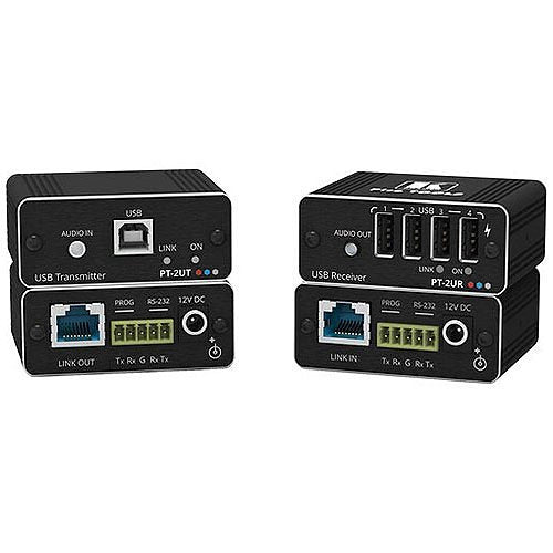 Kramer PT?2UT/R?KIT USB 2.0 PoC Extender Kit Over Extended�Reach CAT Image of KR-PT2UTRKIT