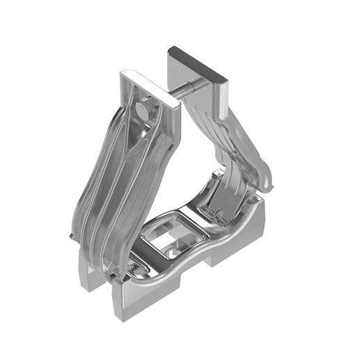 Panduit CCALTR5561-X Cable Cleat, Aluminum, Trefoil Configuration