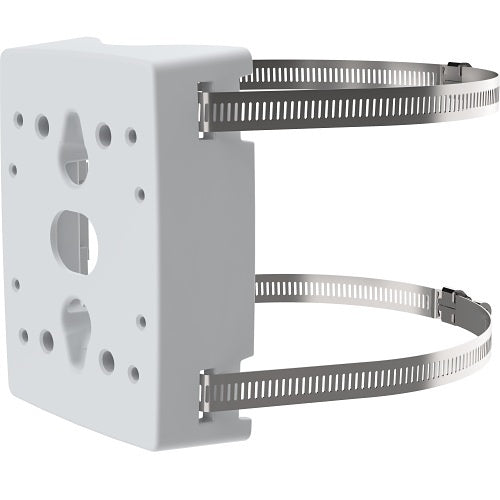 AXIS T91B47 Pole Mount Indoor / Outdoor with Stainless-Steel Straps, 100-410mm, White
