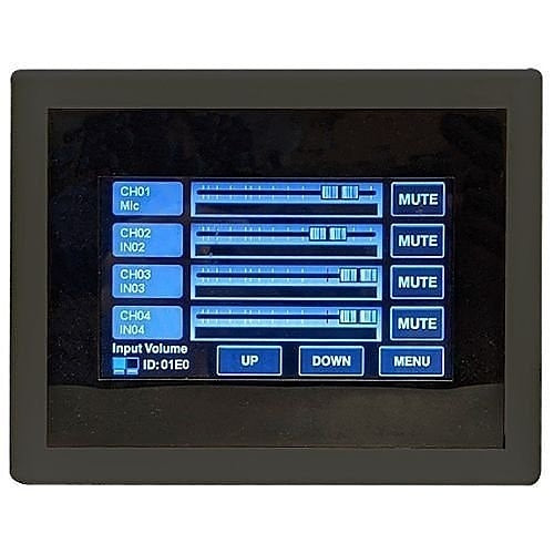 TOA M-800RCTB-AM D00 Remote Audio Control Panel with Touch Display