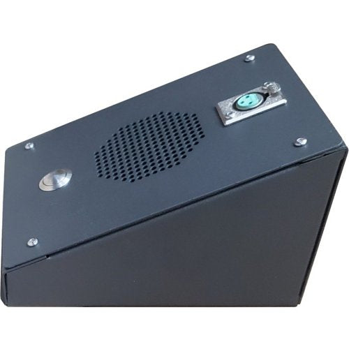 Quam DTS4T Desktop PTT Intercom Station with 3-Pin XLR, 3" Speaker with Transformer