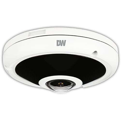 Digital Watchdog DWC-PVF5DI1TW MEGApix IVA 5MP IR Fisheye IP Camera, 1.55mm Fisheye Lens, White