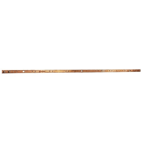 Hubbell HBBBVR36KTTP Bus Bar Kit, 3/4\\" by 36\\"es, 8 Drill Holes, 1 Distribution Block, Tin Plated