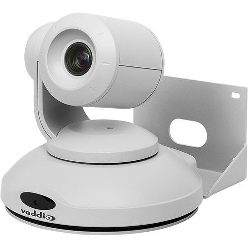 Vaddio 999-99950-700W ConferenceSHOT AV HD Video Conferencing System, PTZ Camera and Two CeilingMIC Conference Microphones, White