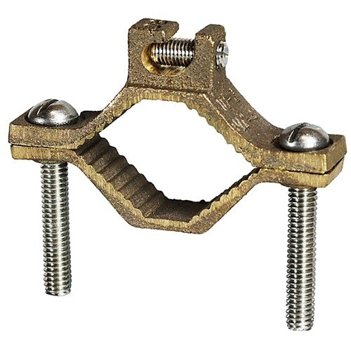 Dottie DLI27 1-1/4\\"-2\\" Bronze Bare Ground Clamp with Lay in Lug, Bronze