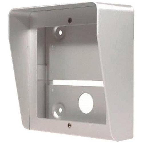 Alpha N871/AL Surface Backbox and Built-In Rainhood, Aluminum