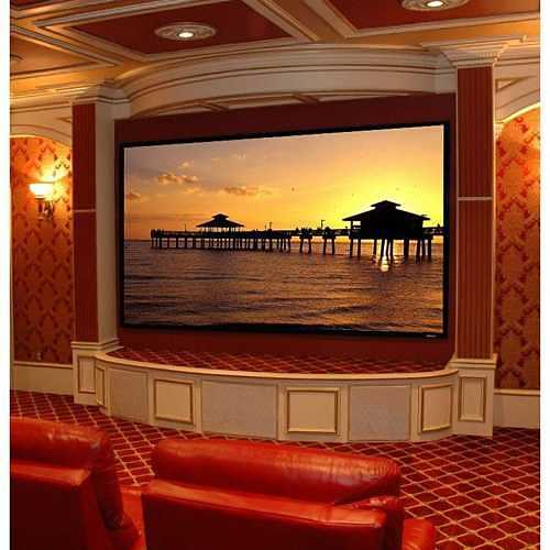 Draper 252133 119\\" Clarion Fixed Projection Screen, HDTV, Matte White