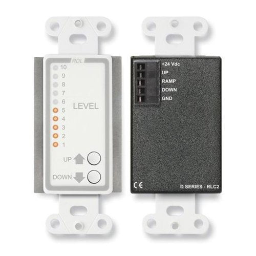 RDL D-RLC2 Remote Level Control Panel with Ramp and Pushbutton Adjustment