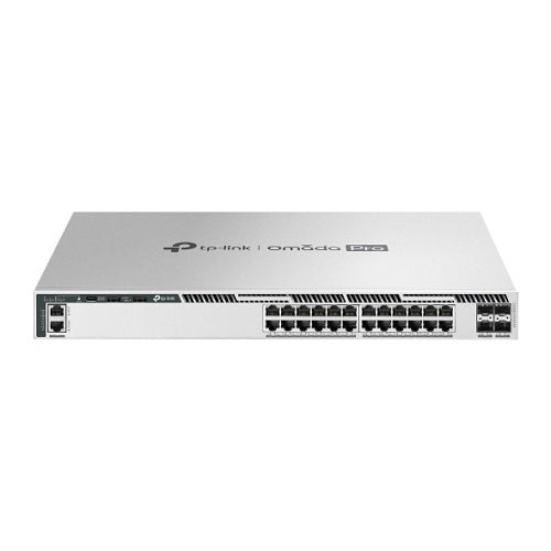 TP-Link S6500-24G4XF Omada Pro 24-Port Gigabit Stackable L3 Managed Switch with 4 10G Slots