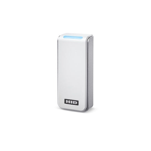 HID 20NWS-02-000000 Signo Contactless Smartcard Reader 20, Multi-Technology, Mobile Ready, Mullion Mount, White with Silver Trim