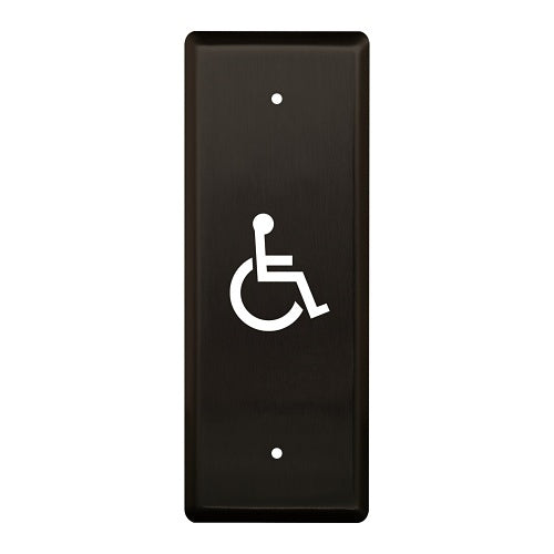 Camden CM-25/2-OB CM-25 Series Narrow Push Plate Switch, 1-3/4x4-1/2\\", Oil Rubbed Bronze