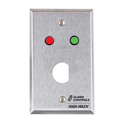 Alarm Controls RP-09302 Remote Wallplate with Resistor,  Weather Resistant, Red and Green LED