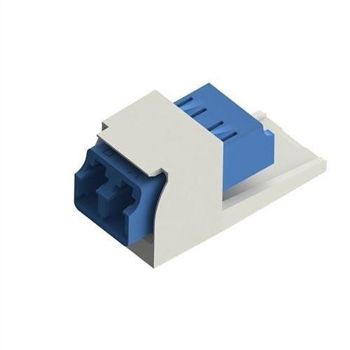 Panduit CMDSLCZIW Duplex LC Fiber Adapter Module, Connectors