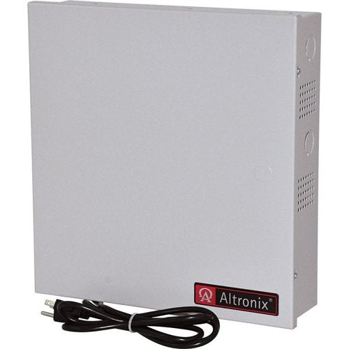 Altronix ALTV615DC8ULCB3 CCTV Power Supply, 8 PTC Class 2 Outputs, 6-15VDC at 4A, 115VAC, BC300 Enclosure, Includes 3-Wire Line Cord Image of AX-615DC8UC3