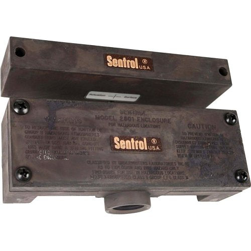 Edwards Signaling 171-6Z 171 Series Exposion Proof Non-Contact Interlock/Position Switch, N.O., 25VA / 25W, 120VAC DC, 1/2 in. NPT, Black Anodized Aluminum Image of ED-1716Z