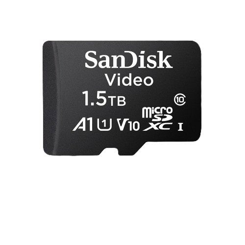 IQSIGHT MSD-V1T50 Surveillance MicroSD Card, 1.5TB, Black