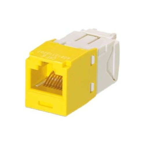Panduit CJ688TGYL Keystone Jack, Mini-Com Module CAT6 UTP with 8 Position Wiring
