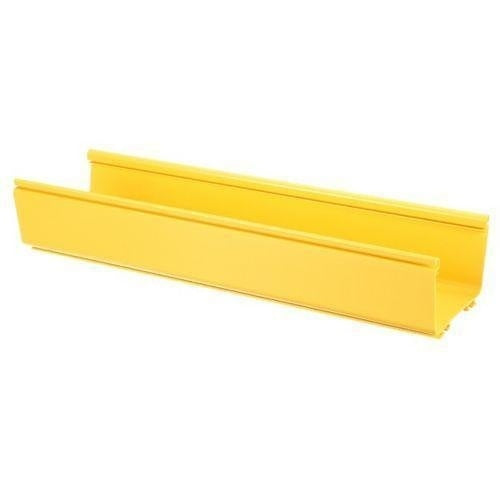 Panduit FR6X4YL6 FiberRunner Channel, PVC, 6x4, Snap-On, 6\', Yellow
