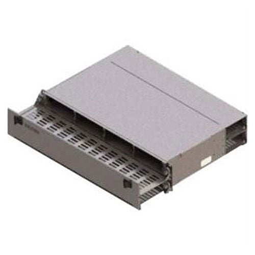 Belden AX105564 FX UHD 2U Patch Panel Housing, with Front and Rear Tray, Black Image of 7B-AX105564
