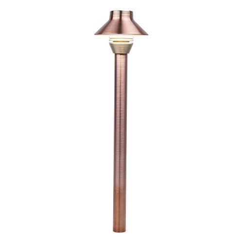 FX Luminaire HCLEDTA-CU Path Light Pinnacle Collection Series HC LED Path Light Fixture, Copper