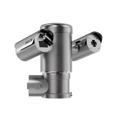 Pelco EXBE2-2X30VF14-SPT-M1G ExSite Enhanced 2 Series 2MP Explosion-Proof Bispectral PTZ Camera, 14mm Lens, Stainless Steel