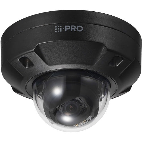 i-PRO WV-S25500-V3LN1 5MP Vandal Resistant Outdoor Dome IP Camera, Black