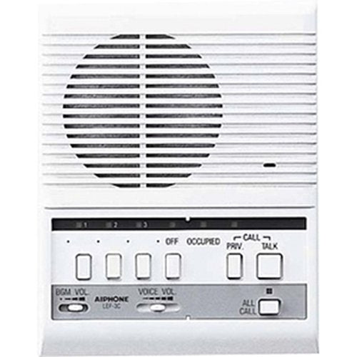 Aiphone LEF-3C 3-Call Semi-Flush Mount Master Station