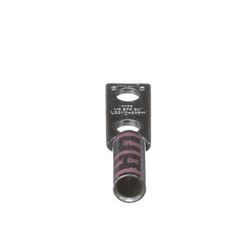 Panduit LCC1/0-38DW-X Compression Connector Lug, 2-Hole, 1/0AWG, Copper