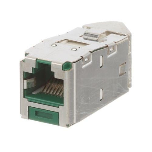 Panduit CJSLR6X88TGGRY Keystone Jack, Mini-Communication CAT6A Left/Right JA