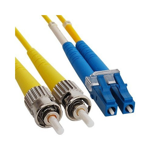 ICC ICFOJ3M510 LC-ST Duplex Single-mode 9/125 (OS2) Fiber Optic Patch Cable, 10 m, Yellow