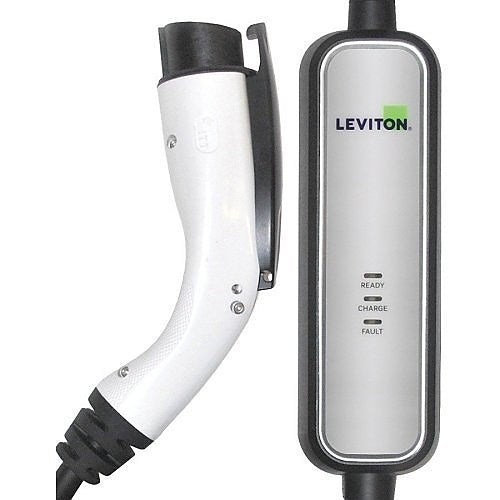 Leviton EVBL2-P12 20A Mini Level Electric Vehicle Charging Station, 12\' Cable