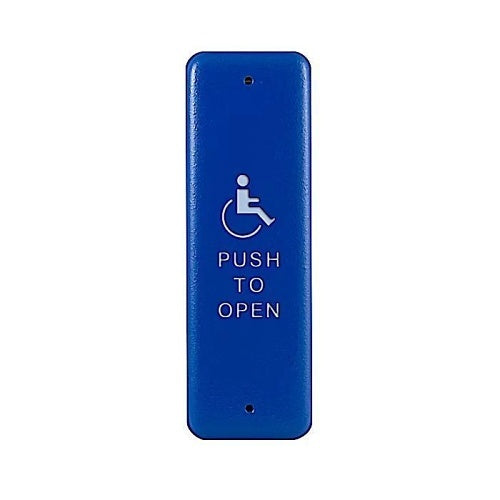 RCI 941HPMO X 32D Dormakaba RCI Mullion Push Plate Handicap