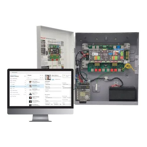 Honeywell MPA4MPSU 4-Door MPA4 Controller and Metal Enclosure, PSU, Includes (4) MPA2RJ, (4) MPA2S5 and (1) MPA2BAT7 (US)