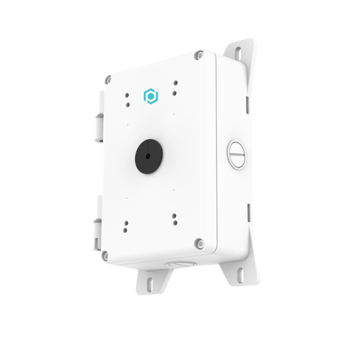 G.S.D PTZBASE1 Junction Box for WMB6 & WMB8 Wall Mount Brackets, Weather Resistant, White