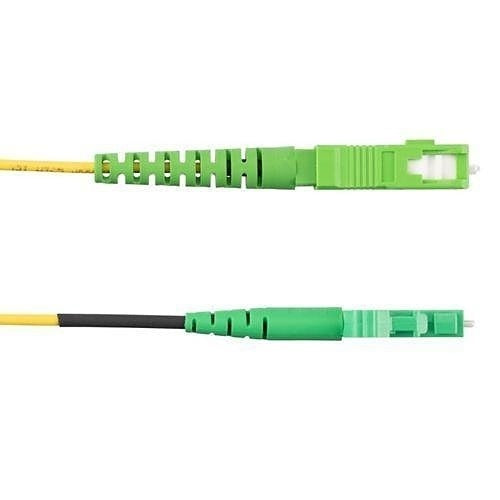 Panduit F91ELANB1SNM001 Fiber Optic Patch Cord, OS2 1-Fiber 1.6mm PC LSZH Silver Coated Copper/APC TO Line Card1/APC ST, 1m