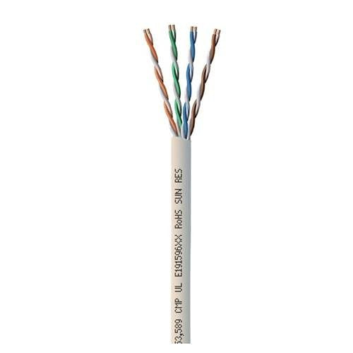 Paige 258300310 GameChanger 22/4pr Solid, Unshielded, Plenum, White Jacket, 1000' Box