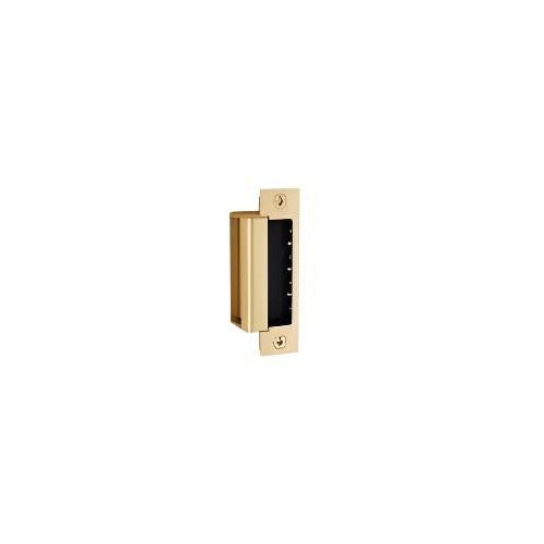 HES 1600-CDB-612-LM 1600 Series Complete Electric Strike for Deadbolt Locks with 1DB Faceplate Kit, Lock Monitor, Satin Bronze