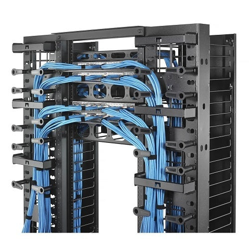 Hubbell VM1013 MAX Series Cable Management, Vertical, 10\\" Wide, 13\\" Deep, With Gates and Spools