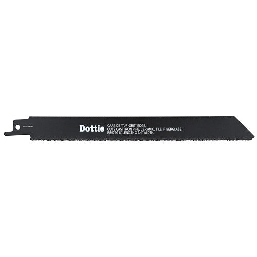 Dottie R800TG Cutting Tool, 3/4\\" 8\\" Carbide Grit Reciproblade