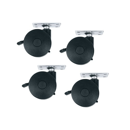 Middle Atlantic RKW-HD Heavy Duty Caster Kit for Laminate Racks