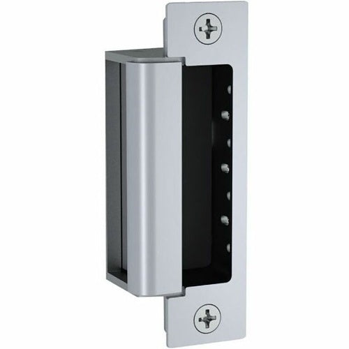 HES 1600-CLB-606-DLM 1600 Series Complete Electric Strike for Latchbolt Locks with 1LB Faceplate Kit, Dual Lock Monitor, Satin Brass