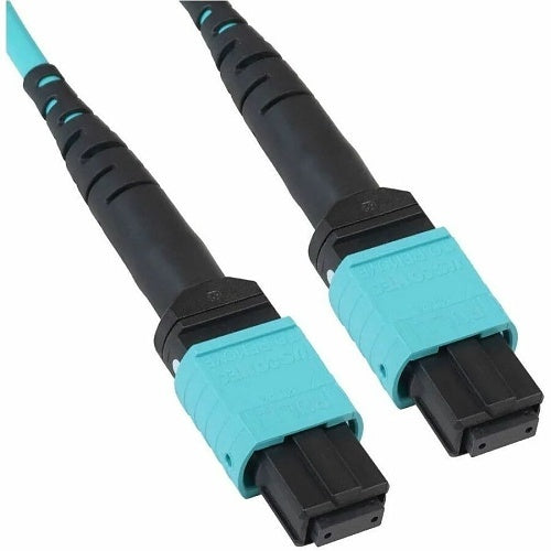 ICC ICFOJATG05 Fiber Optic Patch Cable, 12-Fiber Multimode MPO-MPO Jumper, 50/125 Microns, 10 Gbps