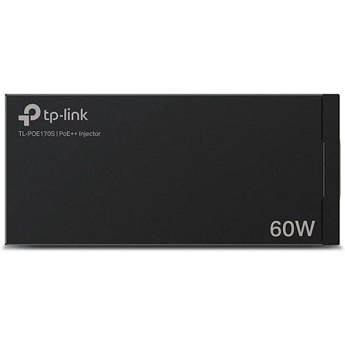 TP-Link POE170S Gigabit Ports PoE++ Injector, 60W, Black