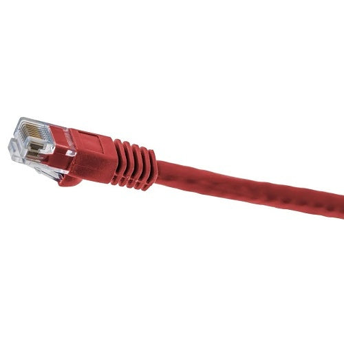 Hubbell NSC6R15 netSELECT 24/8 CAT6 Patch Cord, Slim, Snagless, PVC-CM, 15\' Red