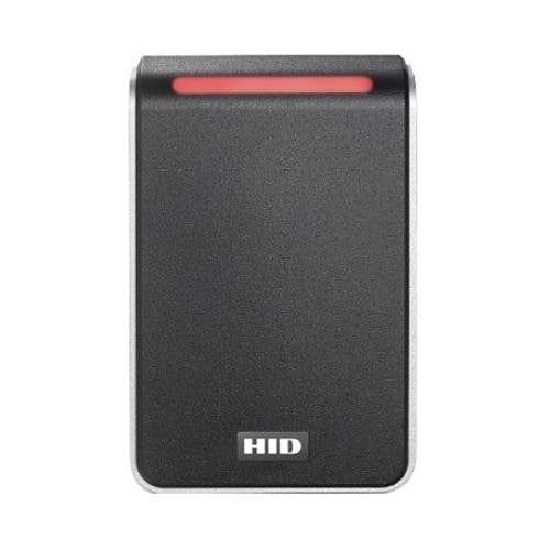 HID 40NKS-01-00WBF1 Signo 40 PFL Standard Card, Bluetooth Low Energy, Wiegand, Black/Silver