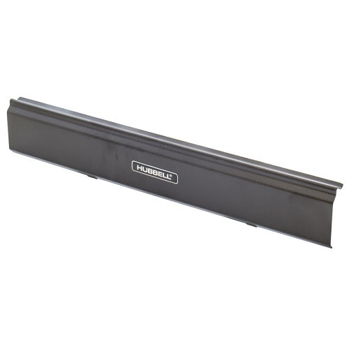 Hubbell HM4C M-Series Horizontal Cable Manager Cover, 4U, Steel, Black