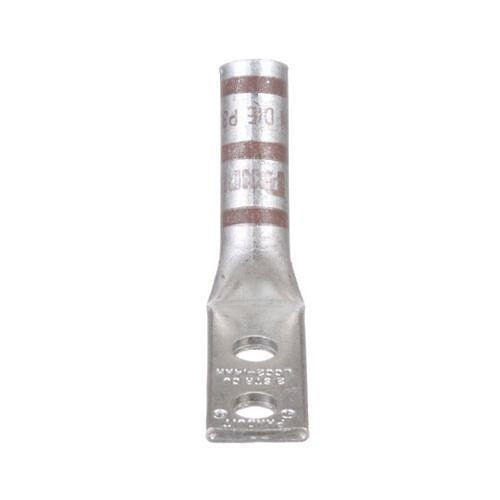 Panduit LCC2-14AH-Q Compression Connector Lug, 2-Hole, #2AWG, Copper