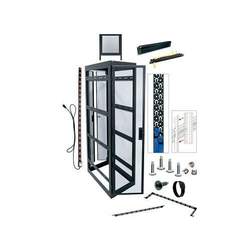 Middle Atlantic MRK-4431-DVR MRK Series Pre-Configured DVR Rack with Side Panel, 31\\" Deep, 44U RMS, Black