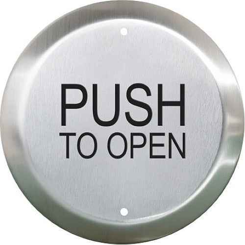 Camden CM-60/3 6 RND Stainless Steel Switch, Push to Open
