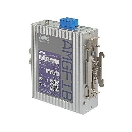 AMG Systems AMGFIB-2VT-3CC-S1A AMGFIB Series 2-Channel CVI / TVI / AHD / CVBS Video Transmitter, 3-Contact Closure, Singlemode 20Km, 1-Fiber, A-Side
